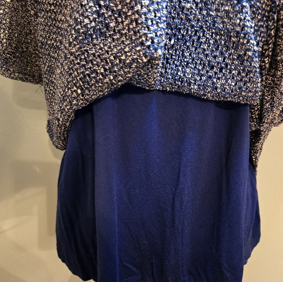 Rockmans Blue & gold short sleeve Blouse - Picture 4 of 14